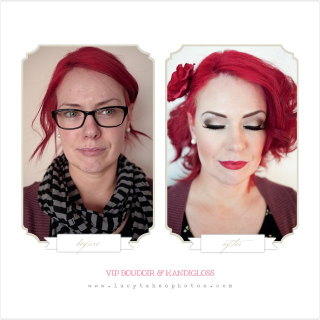  before & after makeup